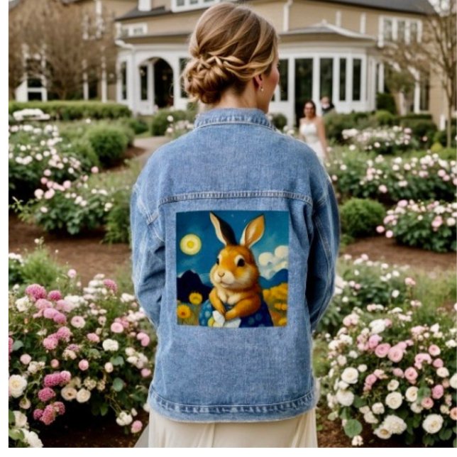 Veste En Jean Starry Spring Bunny Jean Jacket (Créateur téléchargé)