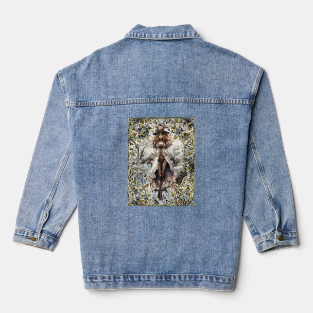 Veste En Jean Steampunk Lady 105 (Verso)