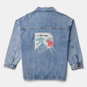 Veste En Jean Stock marché ours et taureau ours et tortue