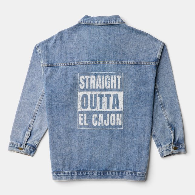 Veste En Jean Straight Outta El Cajon (Verso)