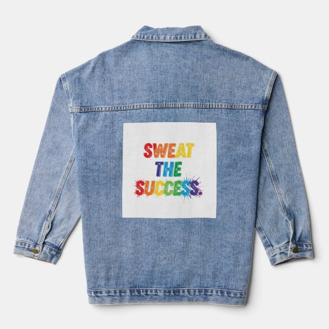 Veste En Jean Suer le succès (Verso)