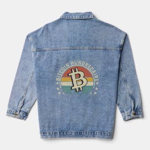 Veste En Jean Suivez l'avenir avec le Bitco "Bit Stock Price"