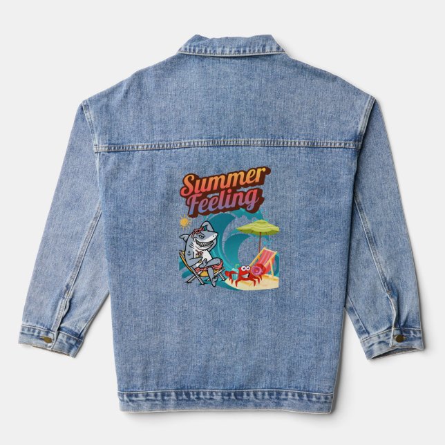 Veste En Jean Summer Feeling (Verso)