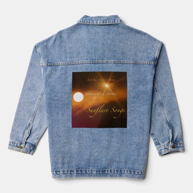 Veste en jean Sunflare Songs (Verso)