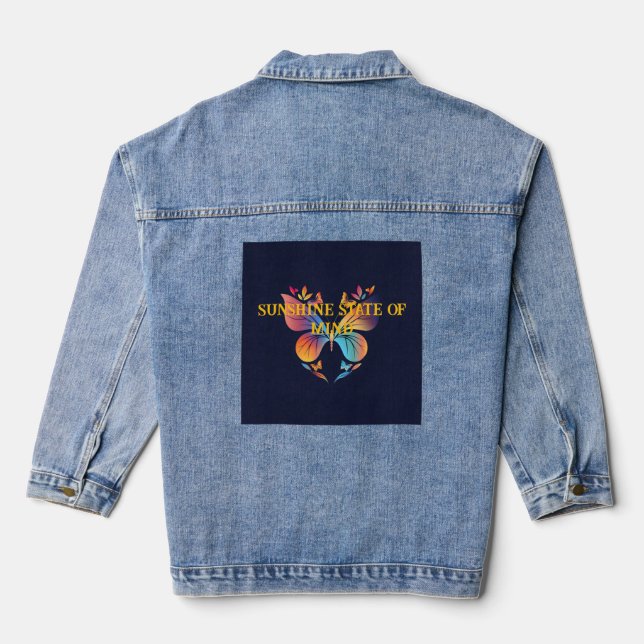Veste En Jean Sunshine State of Mind Denim Jacket (Verso)