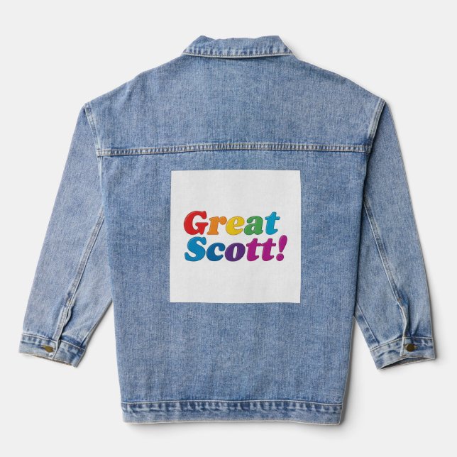 Veste En Jean Super Scott. (Verso)