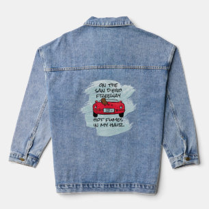 Veste En Jean Sur L'Autoroute San Diego Pas Une Élevée Sombre Ou