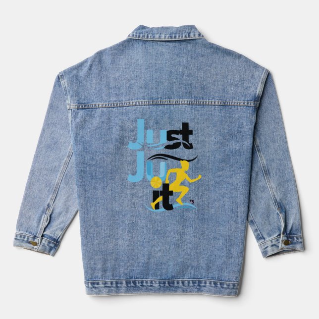 Veste En Jean Sur vos marques avec ce tee (Verso)