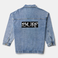 Surf noir femmes jean veste