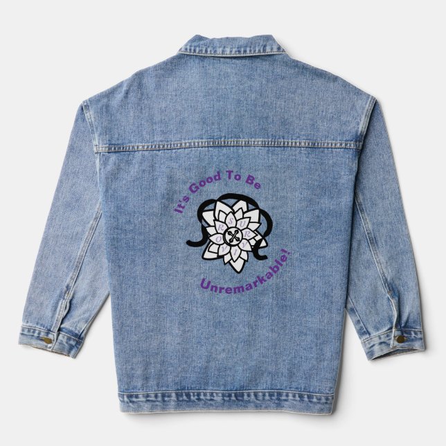 Veste En Jean Survivant discret (Verso)