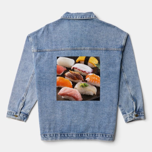 Veste En Jean SUSHIMI Premium Mix Denim Jacket (Verso)
