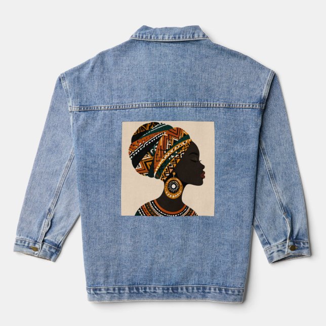 Veste En Jean Sweat à capuche  (Verso)