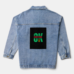 Veste En Jean Sweat-shirt noir à manches longues