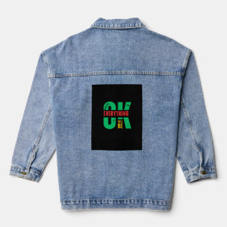 Veste En Jean Sweat-shirt noir à manches longues