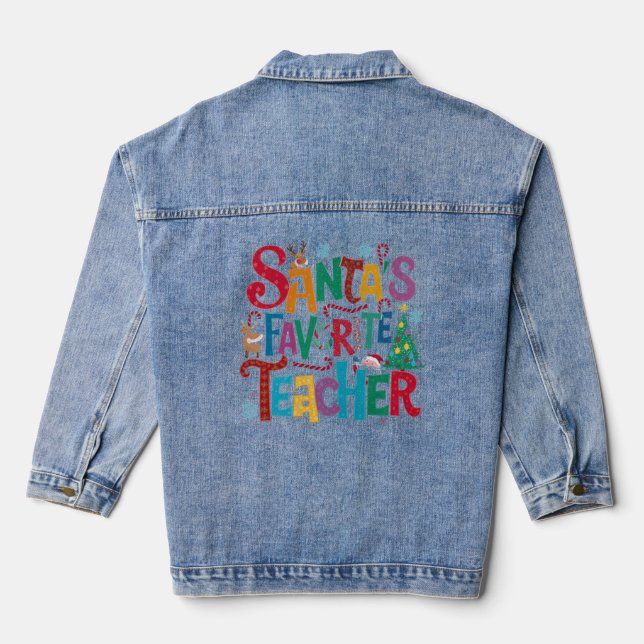 VESTE EN JEAN SWEATSHIRT - PÈRE NOËL (Verso)