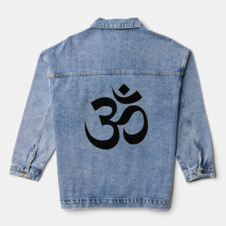Veste En Jean Symbole Om Vibes spirituelles