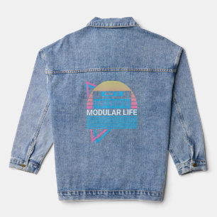 Veste En Jean Synthétiseur Synthétiseur Musicien Électronique Vi