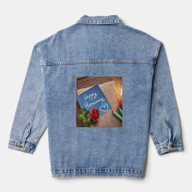 Veste En Jean T-Shirt (Verso)