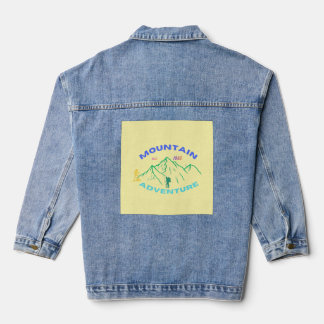 Veste En Jean T-Shirt Aventure Montagne