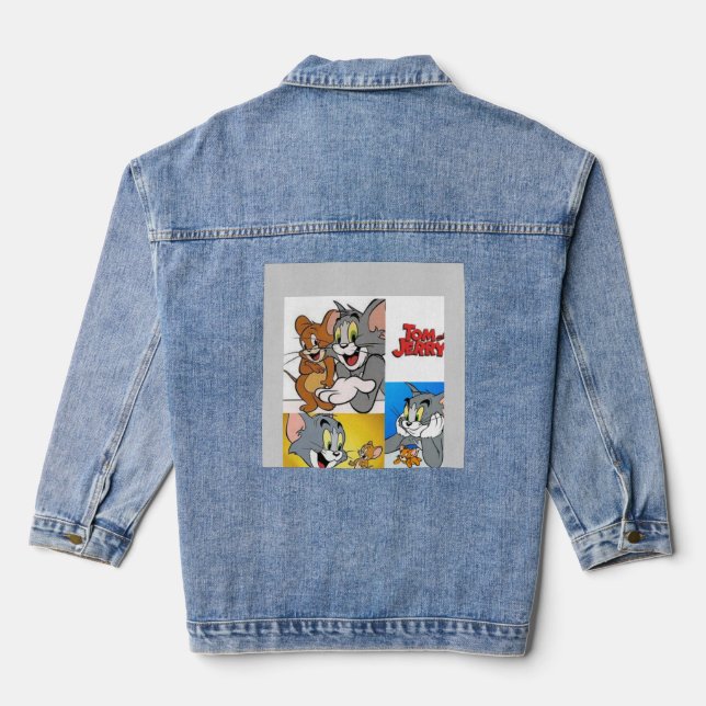 Veste En Jean T-shirt bébé (Verso)