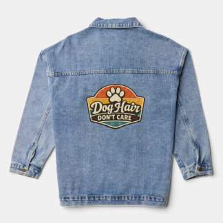 Veste En Jean T-shirt Chiens Poilus, On S'en Fout – Drôle Cadeau