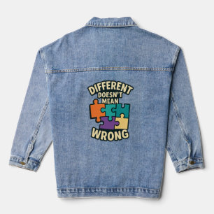Veste En Jean T-shirt d'acceptation de la diversité - Embrassez