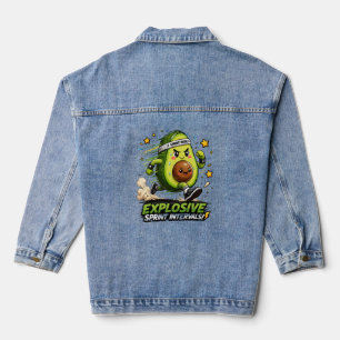 Veste En Jean T-shirt de fitness pour coureur cardio en mode spr