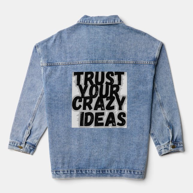 Veste En Jean T-Shirt Faites-Vous Confiance (Verso)