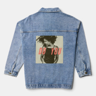 Veste En Jean T-shirt graphique « Fais-toi » – Empowerment avec