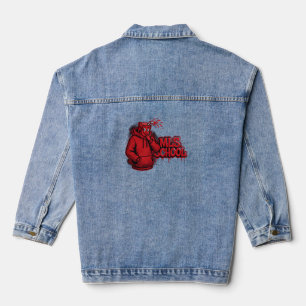 Veste En Jean T-Shirt Graphique pour Femmes ADOM "MLS School"