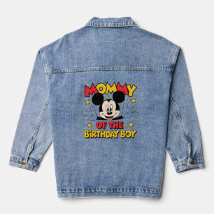Veste En Jean T-shirt mignon de maman du garçon d'anniversaire d