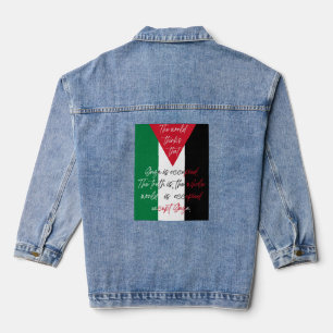 Veste En Jean T-shirt Palestine libre - T-shirt Save Gaza