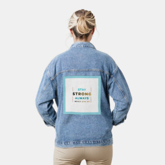 Veste En Jean T-Shirt Reste Fort