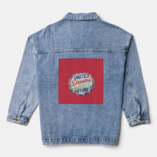 Veste En Jean T-Shirt Rêves Unis Avenir Radieux