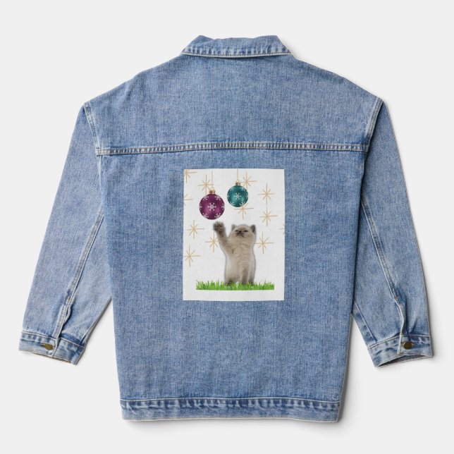 Veste En Jean T-shirt Xmas (Verso)