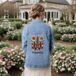 Veste En Jean Tattoo Style Heart Dagger Retro Bachelorette Party<br><div class="desc">Style tatouage Coeur Dagger Retro Bachelorette Party mariée Denim Veste</div>