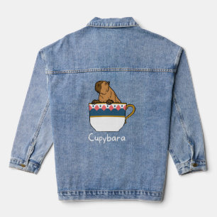 Veste En Jean Teacup Capybara Cupybara T-shirt animal