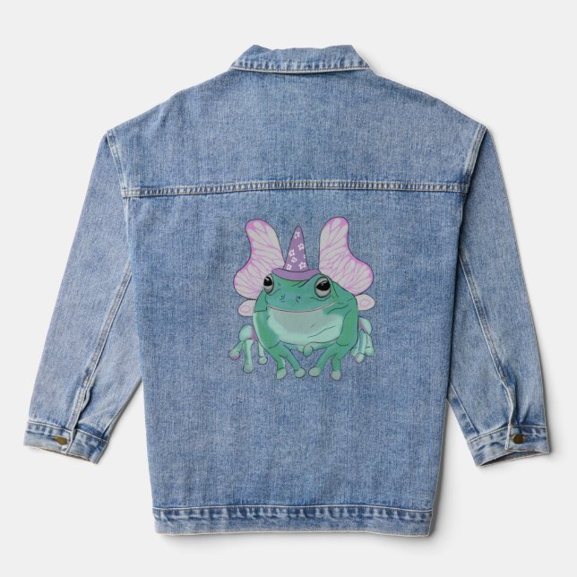 Veste En Jean Tee grenouille (Verso)