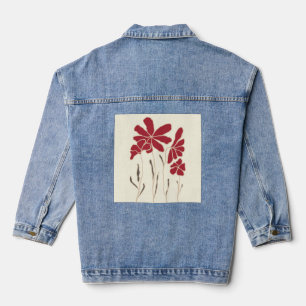 Veste En Jean "Tee vectorielle Abstraite"