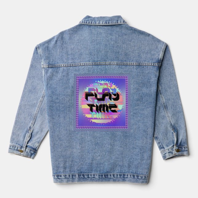 Veste En Jean Temps de lecture (Verso)