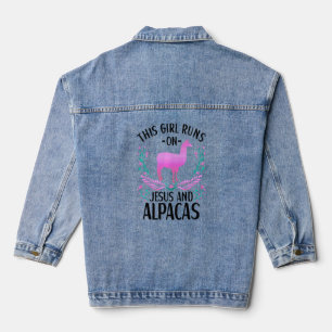 Veste En Jean Tenue Alpaca Pour Llama Vêtements Femmes Filles 2
