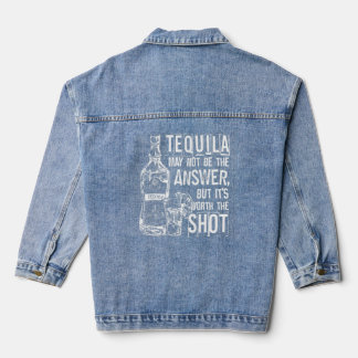 Veste En Jean Tequila n'est peut-être pas la réponse, mais ça va