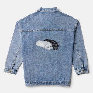 Veste En Jean Térrier écossais avec Westie