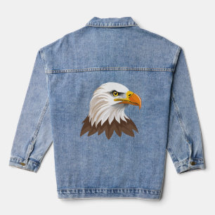 Veste En Jean Tête d'aigle royal