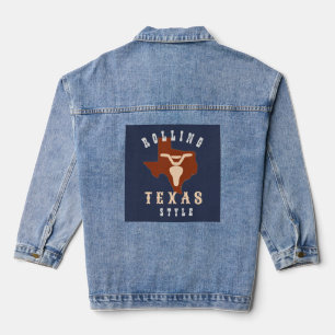 Veste En Jean Texas Bike Steer Rolling Style Texas