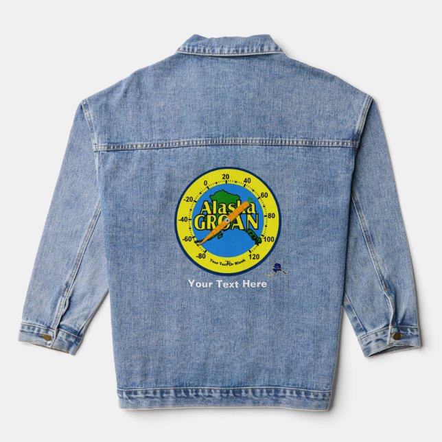 Veste En Jean Thermomètre de Groan en Alaska (Verso)