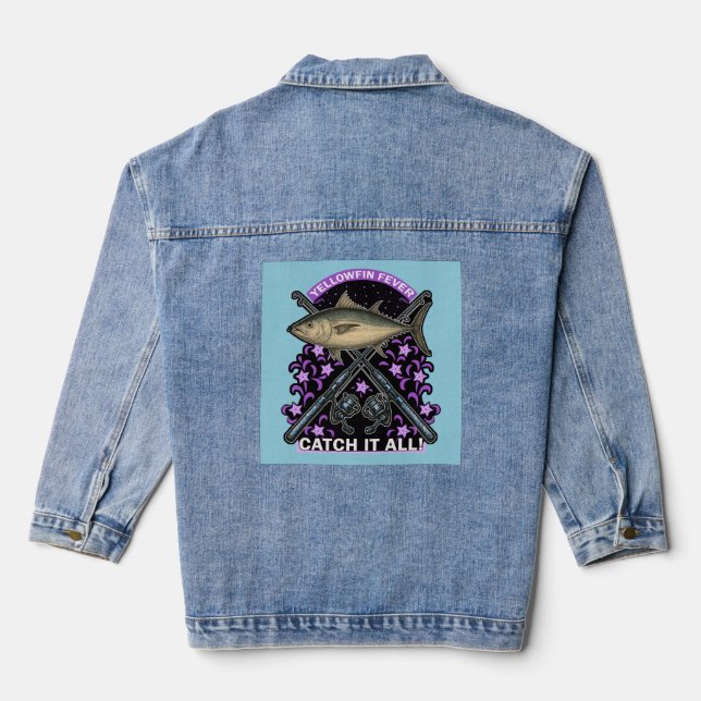Veste En Jean Thon jaune (Verso)