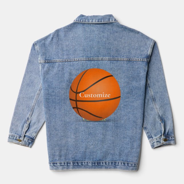 Veste En Jean Thunder_Cove de basket (Verso)