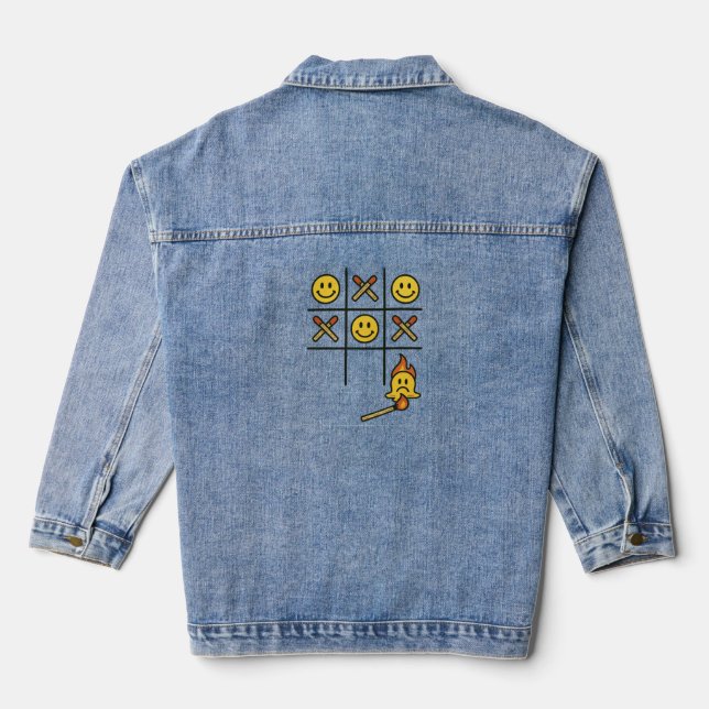 Veste En Jean Tic Tac Toe Denim Jacket (Verso)