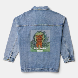 Veste En Jean Tigre sauvage